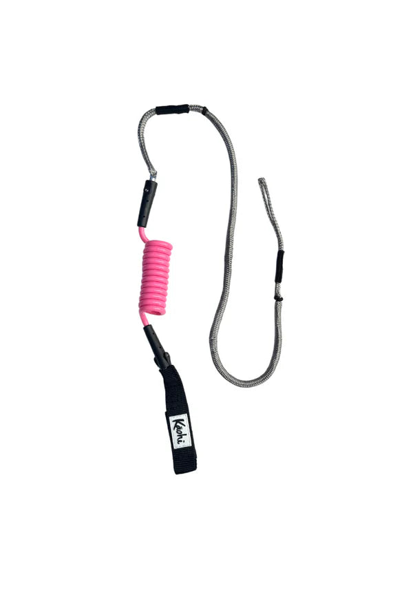 INVIZ Leash - Hybrid designed for Downwind Foiling (Soft Hook and Loop for Belt / Harness)