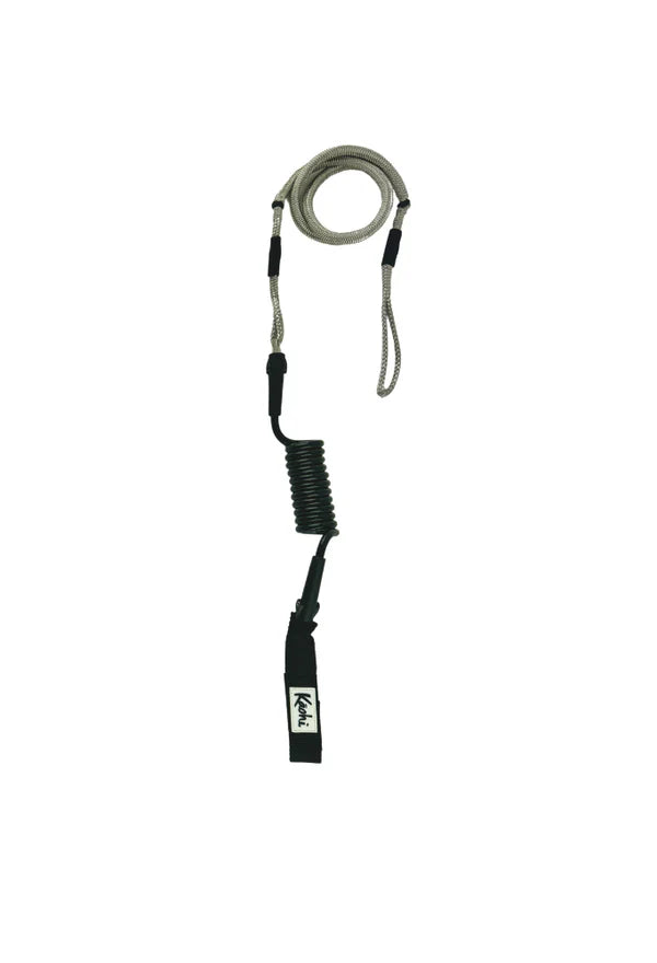 INVIZ Leash - Hybrid designed for Downwind Foiling (Soft Hook and Loop for Belt / Harness)