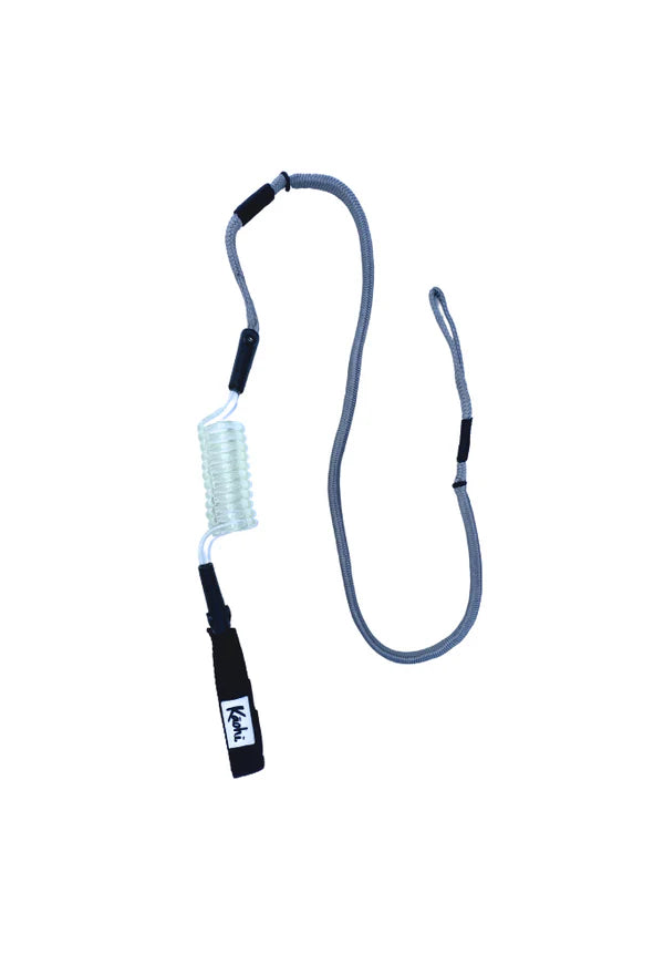 INVIZ Leash - Hybrid designed for Downwind Foiling (Soft Hook and Loop for Belt / Harness)