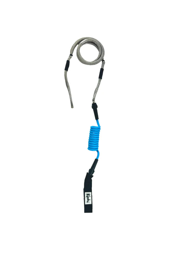INVIZ Leash - Hybrid designed for Downwind Foiling (Soft Hook and Loop for Belt / Harness)