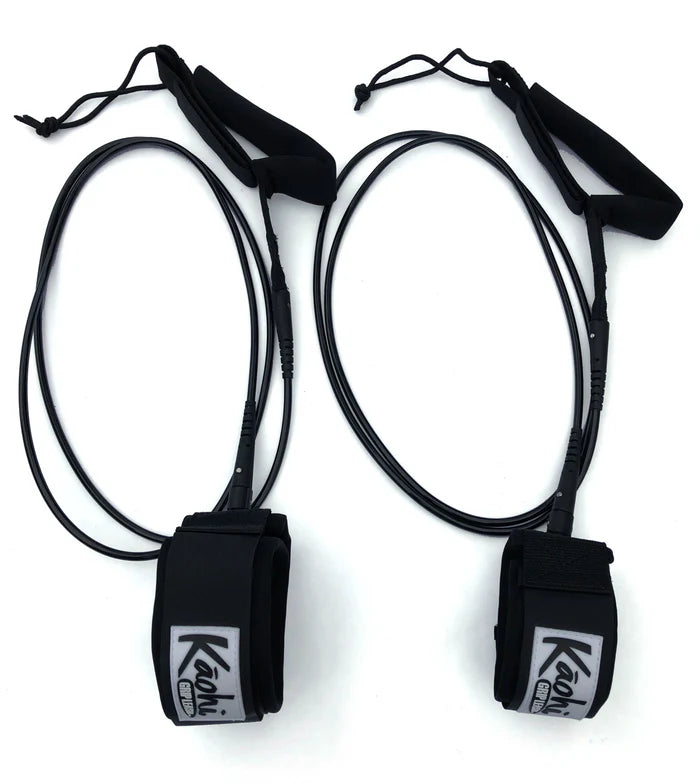 Kāohi GRIP Leash™ - Straight SUP and Surf leash (8', 9', 10')