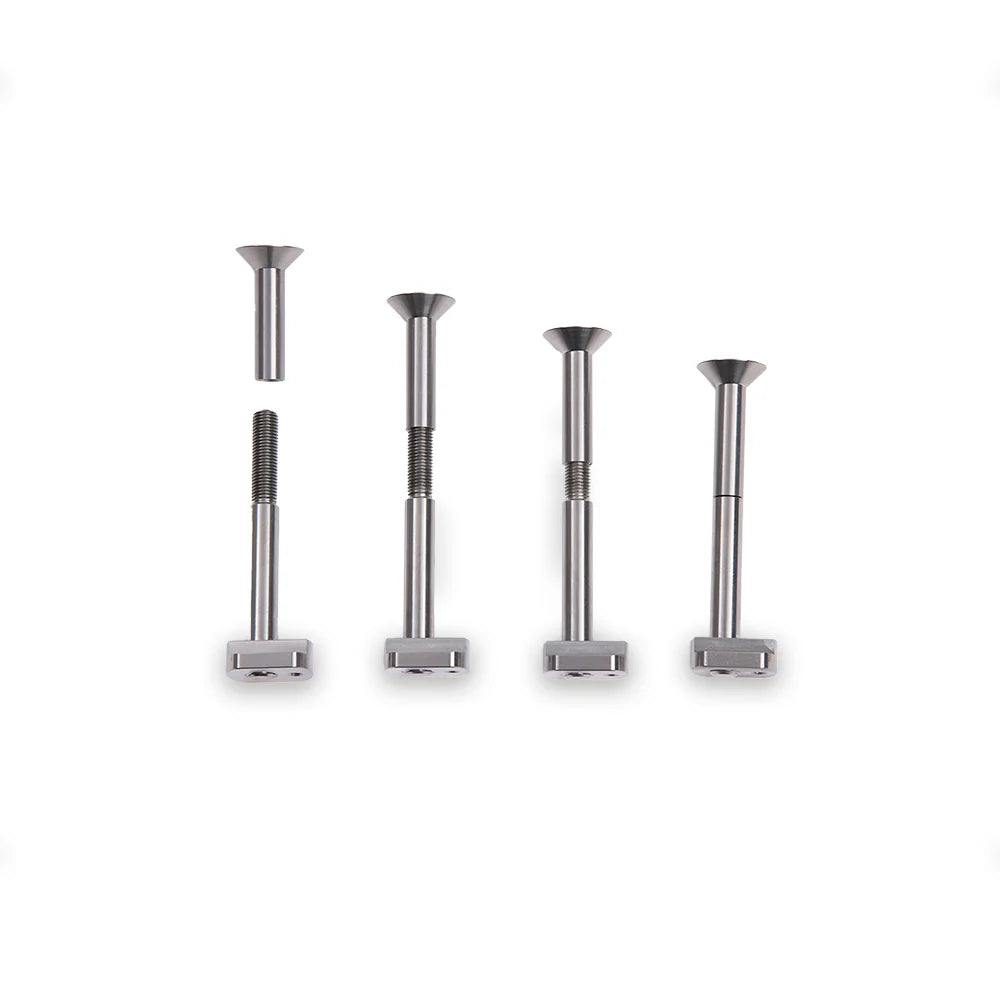 FUSION ONLY TITANIUM MAST PLATE SPLIT BOLT SILVER