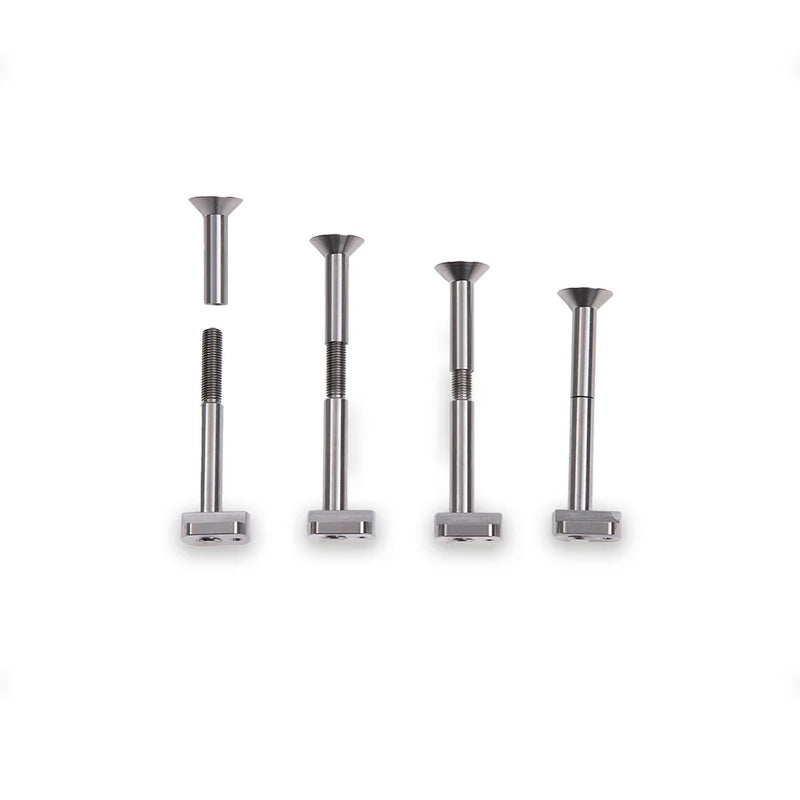 FUSION ONLY TITANIUM MAST PLATE SPLIT BOLT SILVER