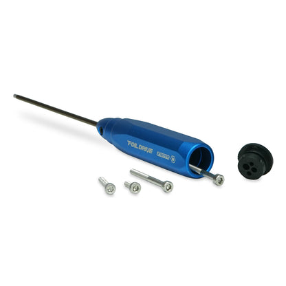 Foil Drive 2.5mm Hex Driver w/ Stainless Spare Bolts