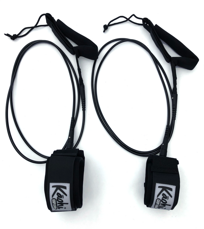 Kāohi GRIP Leash™ - Straight SUP and Surf leash (8', 9', 10')