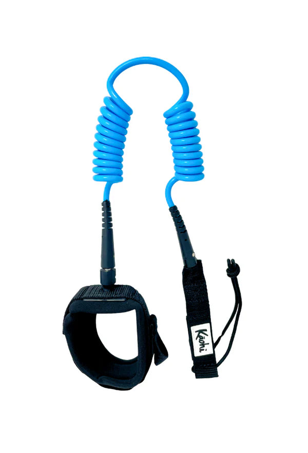 Kāohi Board Leash - Double Coil 5.5 mm