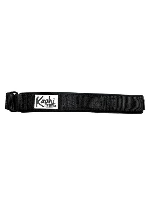 Kaohi Padded Black Belt Waist Leash (Wing, Foil, SUP)