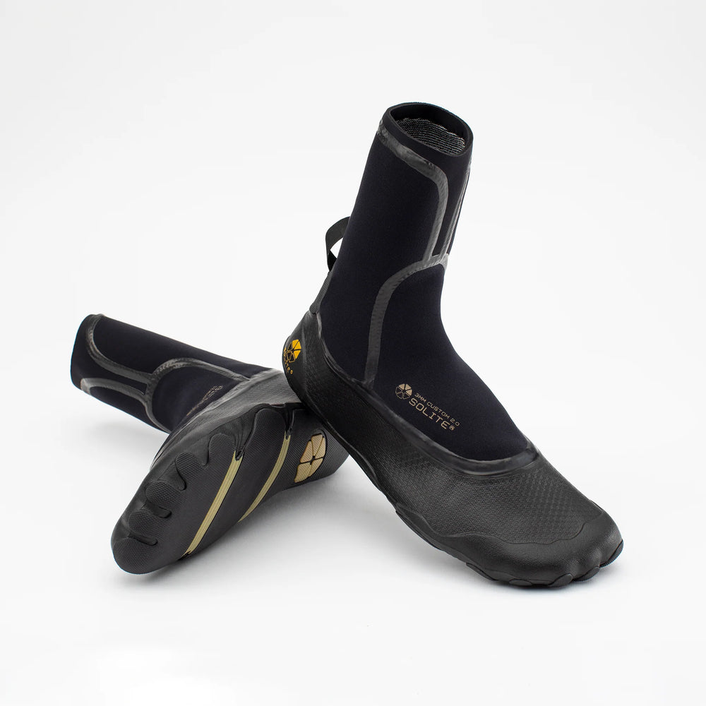 Solite Pro Booties 3mm Custom 2.0: Custom Fit for Barefoot Feel