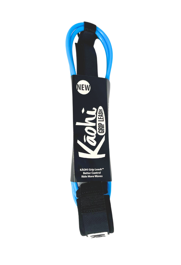 Kāohi GRIP Leash™ - Straight SUP and Surf leash (8', 9', 10')