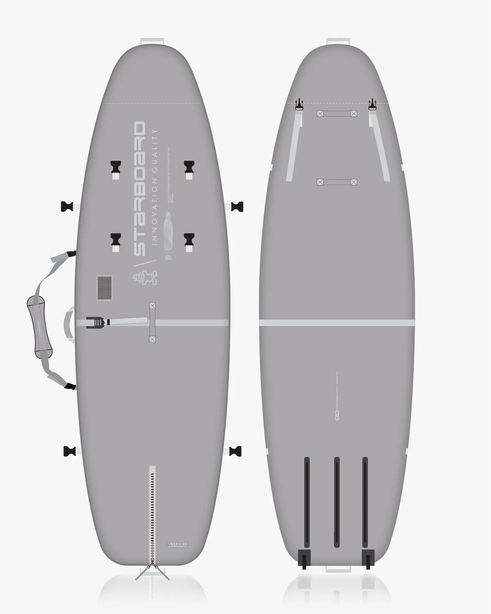 Starboard 2026 SUP WHEEL TRIPLE BAG 6.9 - 9.5 x 33