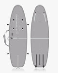 Starboard 2026 SUP WHEEL TRIPLE BAG 6.9 - 9.5 x 33