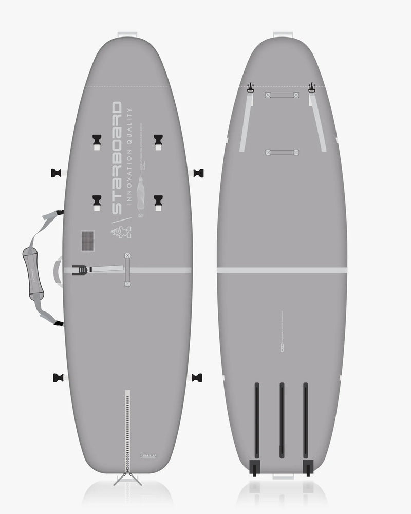 Starboard 2026 SUP WHEEL TRIPLE BAG 6.9 - 9.5 x 33